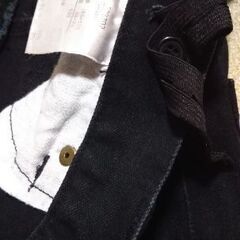 (72)ブラックデニム(165サイズ)の画像