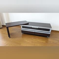 テレビ台 収納付 L字変形可能の画像