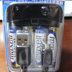電池式 スマホ充電器　　未使用品の画像