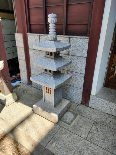 石塔 層塔 三重の層塔 (2つセット)