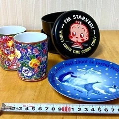 2段弁当箱や湯呑みなどのセットを無料で譲ります