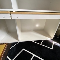 【お値下げしました】オシャレなホワイトキャビネットの画像