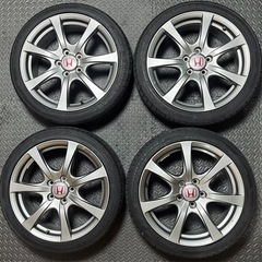 シビック タイプR FD2 純正アルミ ホイールタイヤ4本セット ガンメタ