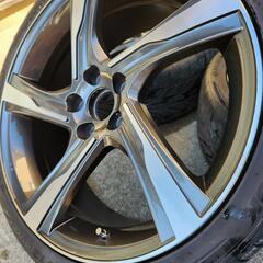 値下げしました　19インチアルミホイール+タイヤセットの画像