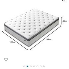 セミダブル　マットレスのみ　ZINUS  2023年2月購入の画像