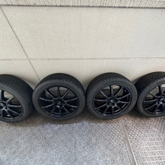 美品　225/45R/18 スタッドレス　タイヤホイールセット　...