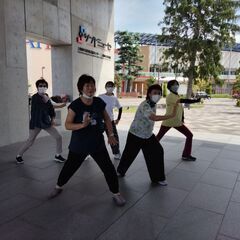 太極拳仲間募集　上田市サントミューゼ軒下　無料のまったり太極拳の画像