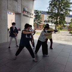 太極拳仲間募集　上田市サントミューゼ軒下　無料のまったり太極拳の画像