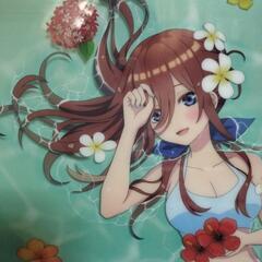 五等分の花嫁　ひこくじ　SummerParty　サマーパーティー　A3クリアポスター　中野三玖の画像
