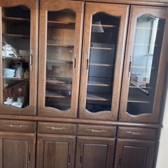 受け渡しの方がきまりました　食器棚の画像