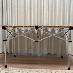 コールマン(Coleman) テーブル 110cm ナチュラルウッドロールテーブルの画像