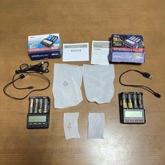 ミニ四駆　充電器　2台　電池込み