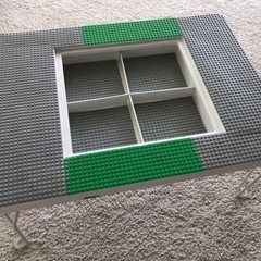 レゴブロック多数及びレゴブロック用机(自作)