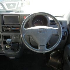 平成２５年式　トヨタ　ピクシスバン　ＤＸ　ハイルーフ　５速ＭＴ　キーレス　社外ナビ　ＣＤ　ルーフキャリアの画像