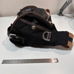 TOUGH（タフ）ウエストポーチ・本革＋布の画像