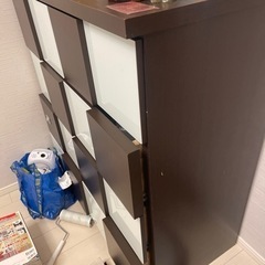 美品 チェスト タンス 収納の画像