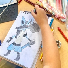 子どもアート体験(大阪堀江のイラスト・マンガ教室)の画像