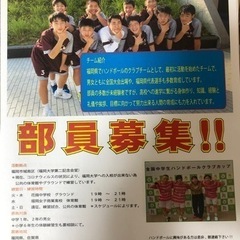 福岡県ハンドボールチーム「とびうめジュニア」