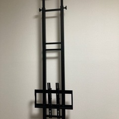 突っ張り式モニタースタンド Bauhutte BHV-2400-BK テレビ台 ツインポールテレビスタンド モニタースタンド の画像