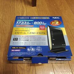 NEC aterm PA-WG2600HP2 無線LAN　ルーターの画像