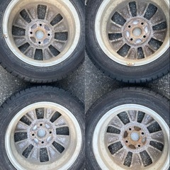 【取引終了】マツダ純正ホイール155/65R14（スタッドレス付き WINTER MAXX）の画像