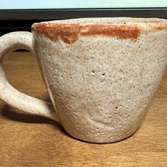 陶芸で作った珈琲カップの画像