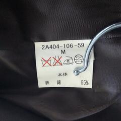 【美品・良品】コート　秋　紳士　サンヨー　 ブラック　Mサイズの画像