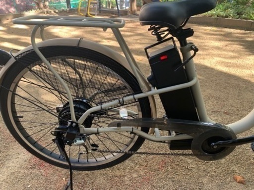 電動自転車（一度試運転しただけです）