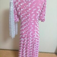 フラ ドレス ベロア Marmaid Line M-Lの画像