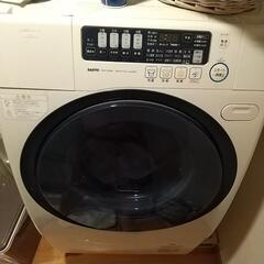 ドラム式 洗濯機 乾燥機付 SANYO AWD-AQ380-L(W)の画像