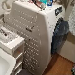 ドラム式 洗濯機 乾燥機付 SANYO AWD-AQ380-L(W)の画像