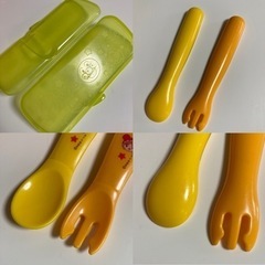 ステップアップマグセット・アンパンマン スプーン＆フォークセットの画像