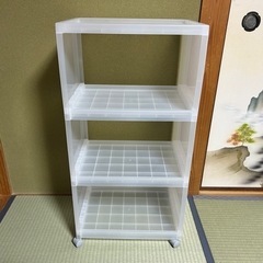 無印良品 ポリプロピレン組立式ワゴン 3段