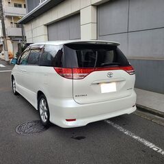 エスティマ  2.4アエラス　H19　車検6/11　走行54000ｋ　両側パワースライドドア　純正HDDナビ＆フリップダウンモニター　カラーバックカメラ　17AW　キセノン＆フォグ　8人乗　1オーナーの画像