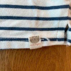 zara  ボーダーベビー服　1〜3M  62cmの画像