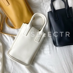 【未使用】2way スクエア　ショルダーバッグ 