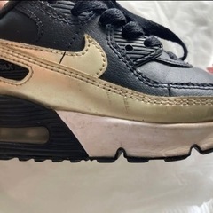 【中古品】NIKE エアマックス 18cm ブラック ゴールド AIRMaxの画像