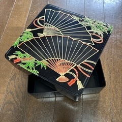 重箱2段  扇デザインの画像