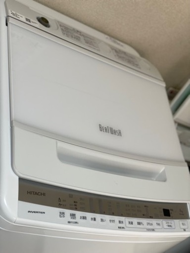 送料・設置込み　洗濯機　8kg HITACHI 2021年
