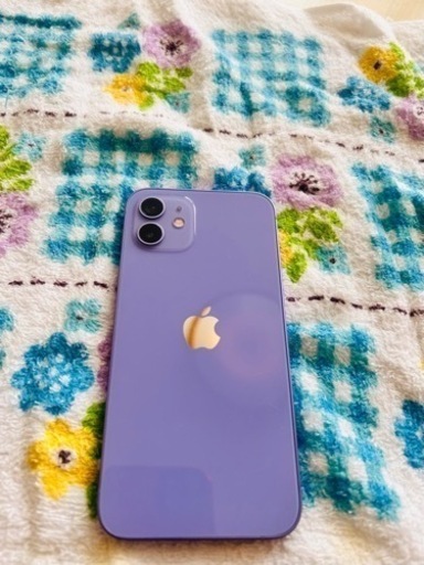 iPhone12パープル64GB美品