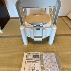 介護用ポータブルトイレ安寿の画像