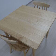 ダイニング3点セット【小金井市民限定】※新規優先（小金井市再生家具）品番：09-04-10の画像