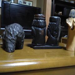 天然木　彫刻　民芸品の画像