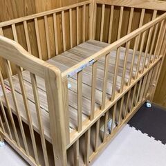 【ベビー用品】ベビーベッド&ベビー布団セットの画像