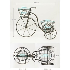 値下げ【美品】アイアンフラワースタンド 花台の画像