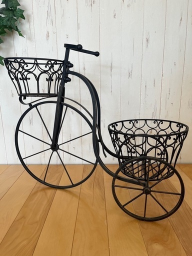 値下げ【美品】アイアンフラワースタンド 花台