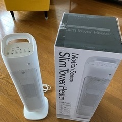 スリムタワー　ヒーター  ホワイト の画像