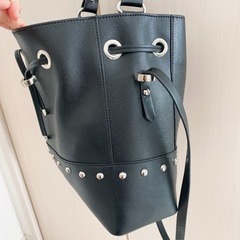 ZARA 2wayショルダー＆ハンドバッグの画像