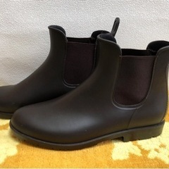 使用数度 Temuメンズチェルシーレインブーツ 茶色 滑り止め 耐久性 防水コンフォートレインシューズ アウトドア 釣りの画像