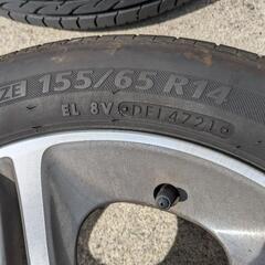 【候補者決定】すぐに使えます。　155/65R14 ネクストリー　ホンダ純正アルミの画像